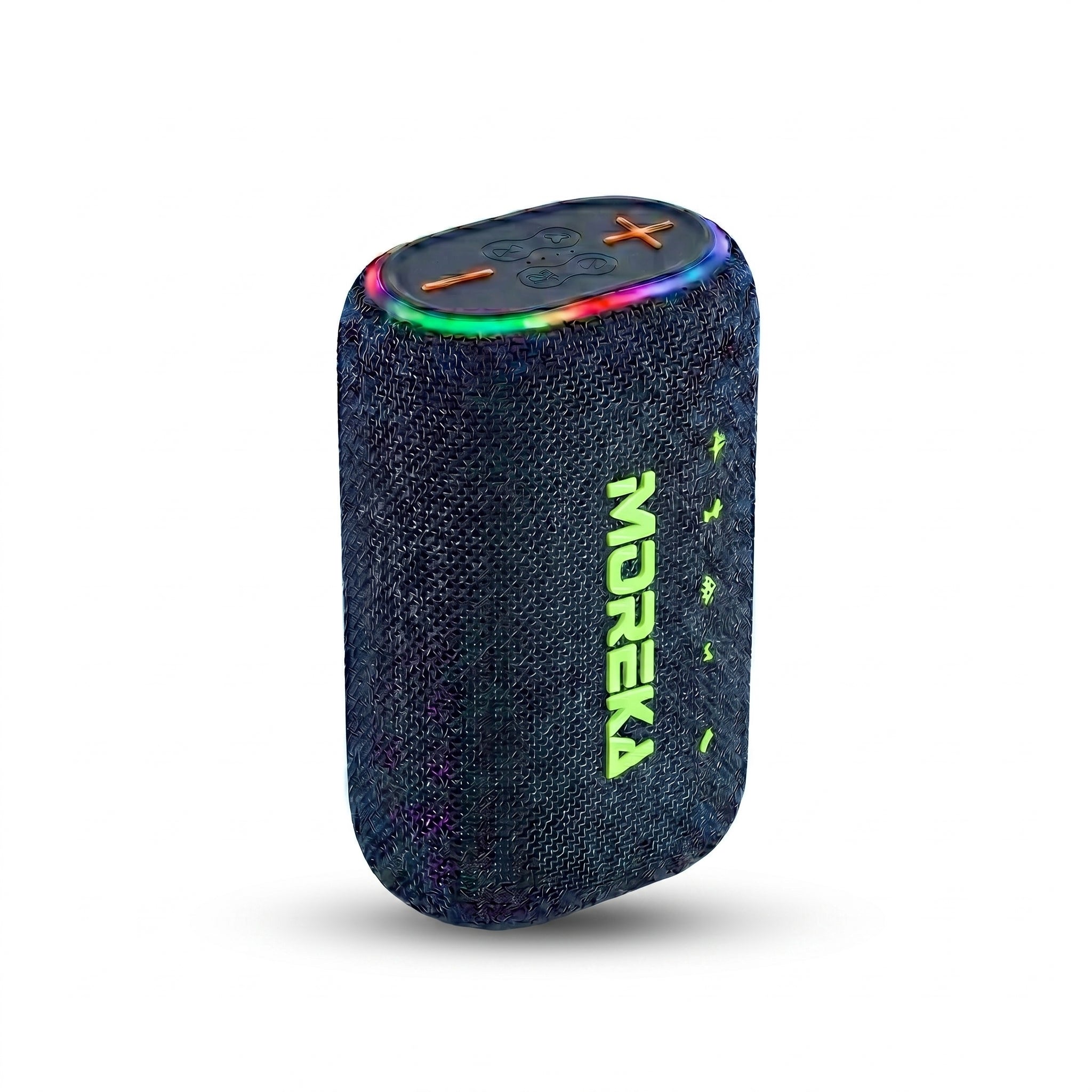 Altavoz Inalámbrico Moreka 442 20W con Batería 10000mAh  46 Horas de Reproducción TWS Estéreo Luz RGB Power Bank y Entrada para Tarjeta TF