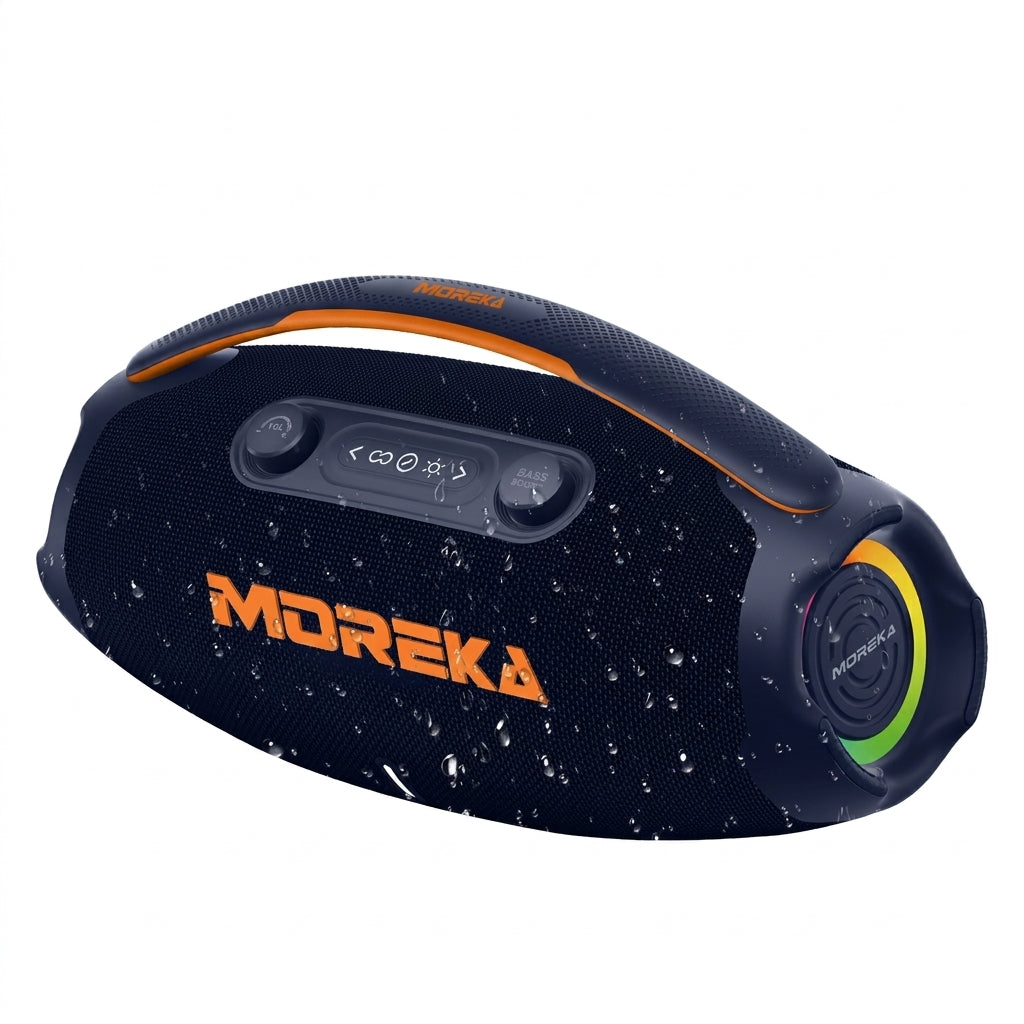 MOREKA A40 Bocina Bluetooth 70W  BT 5.3 10m,  Tipo-C, IPX6, LED RGB