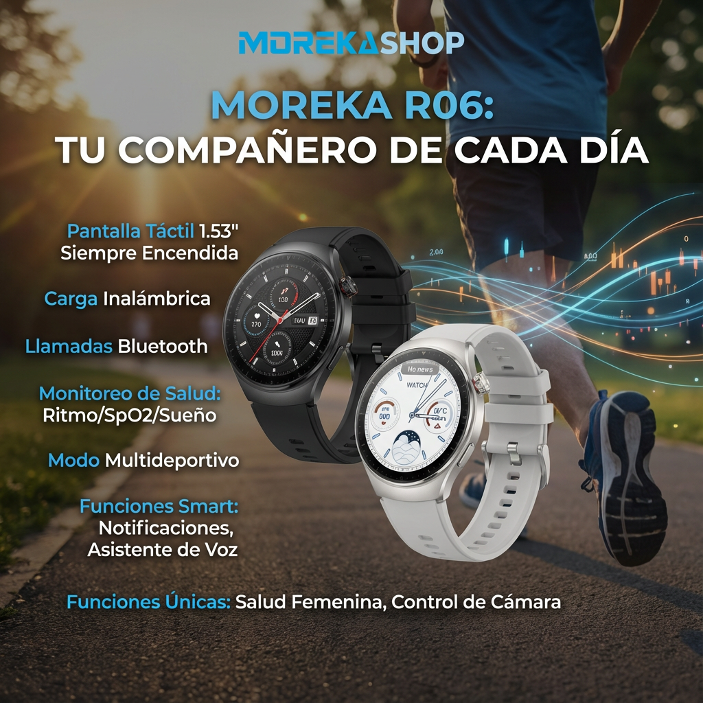 Smart Watch Moreka R06 pantalla HD 1.53