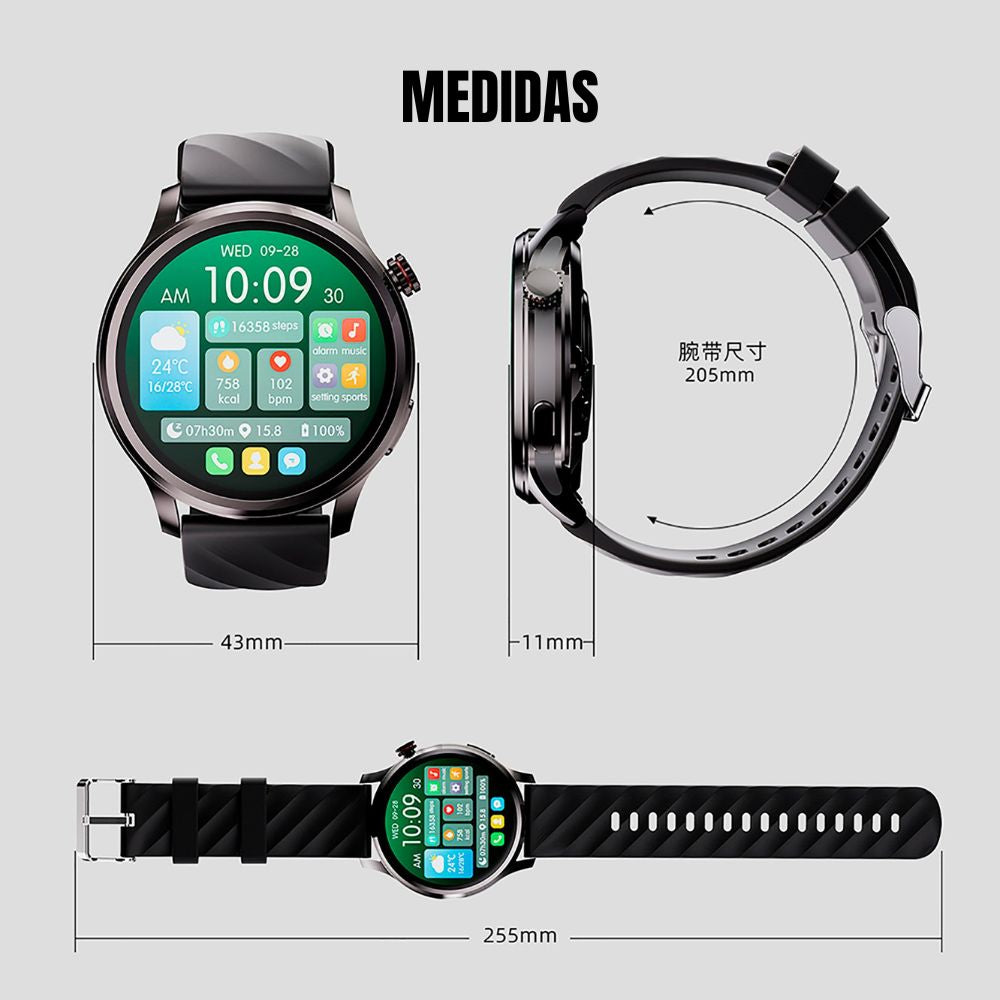 Smart Watch Moreka R04 pantalla Ultra HD Amoled contra agua IPX67
