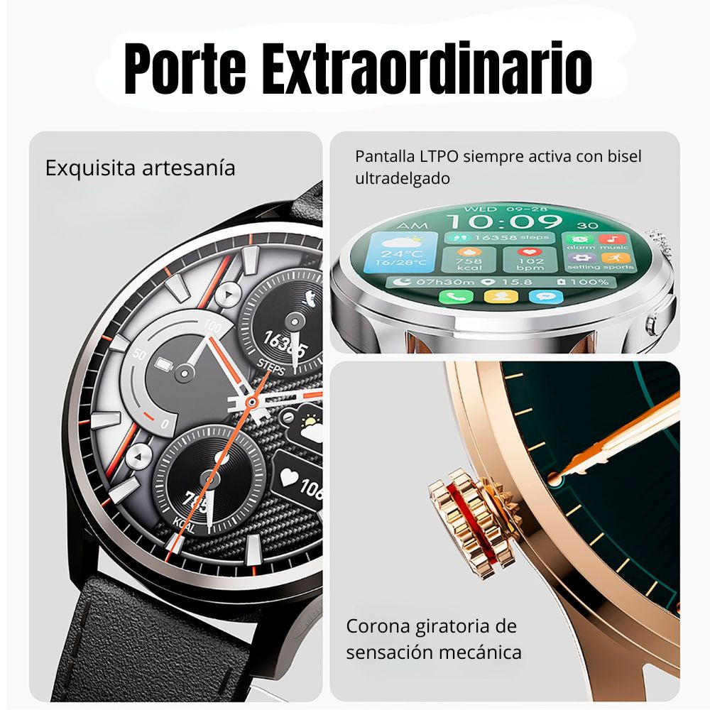 Smart Watch Moreka R04 pantalla Ultra HD Amoled contra agua IPX67