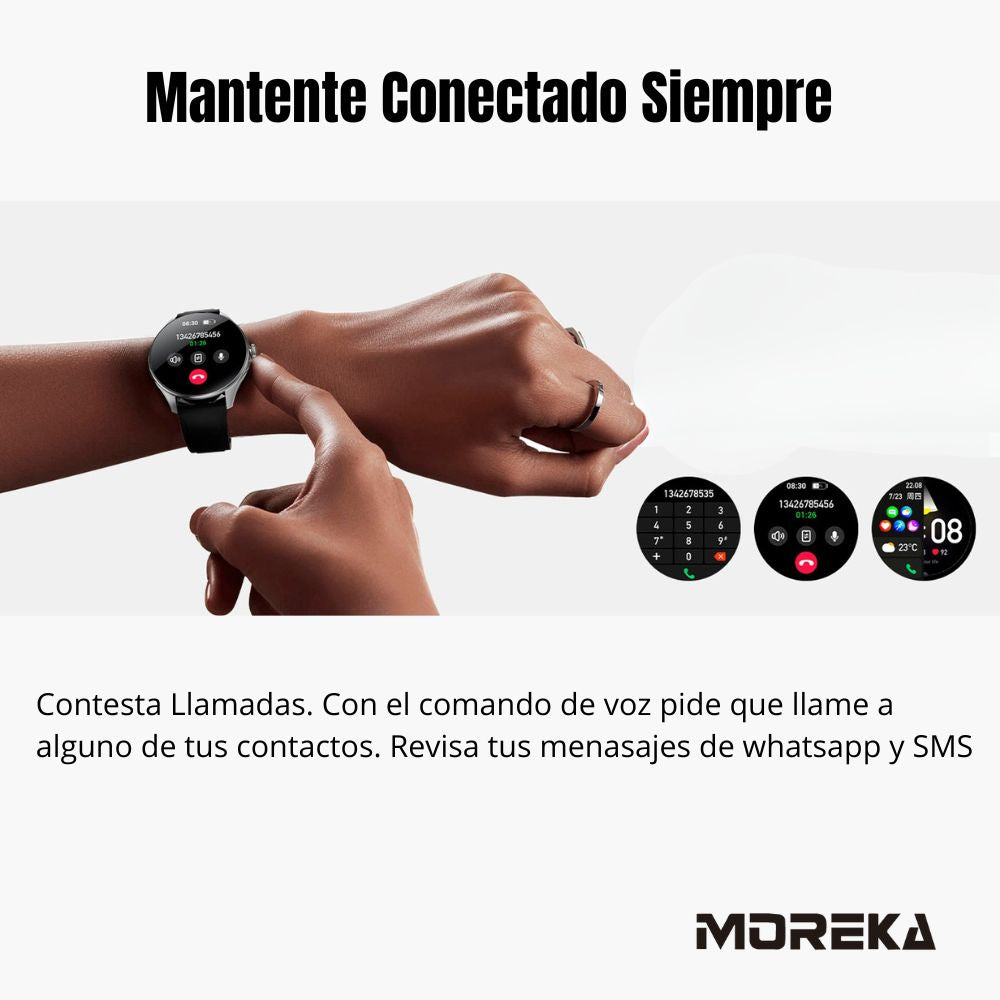 Smart Watch Moreka R05 pantalla Ultra HD Amoled contra agua IPX67