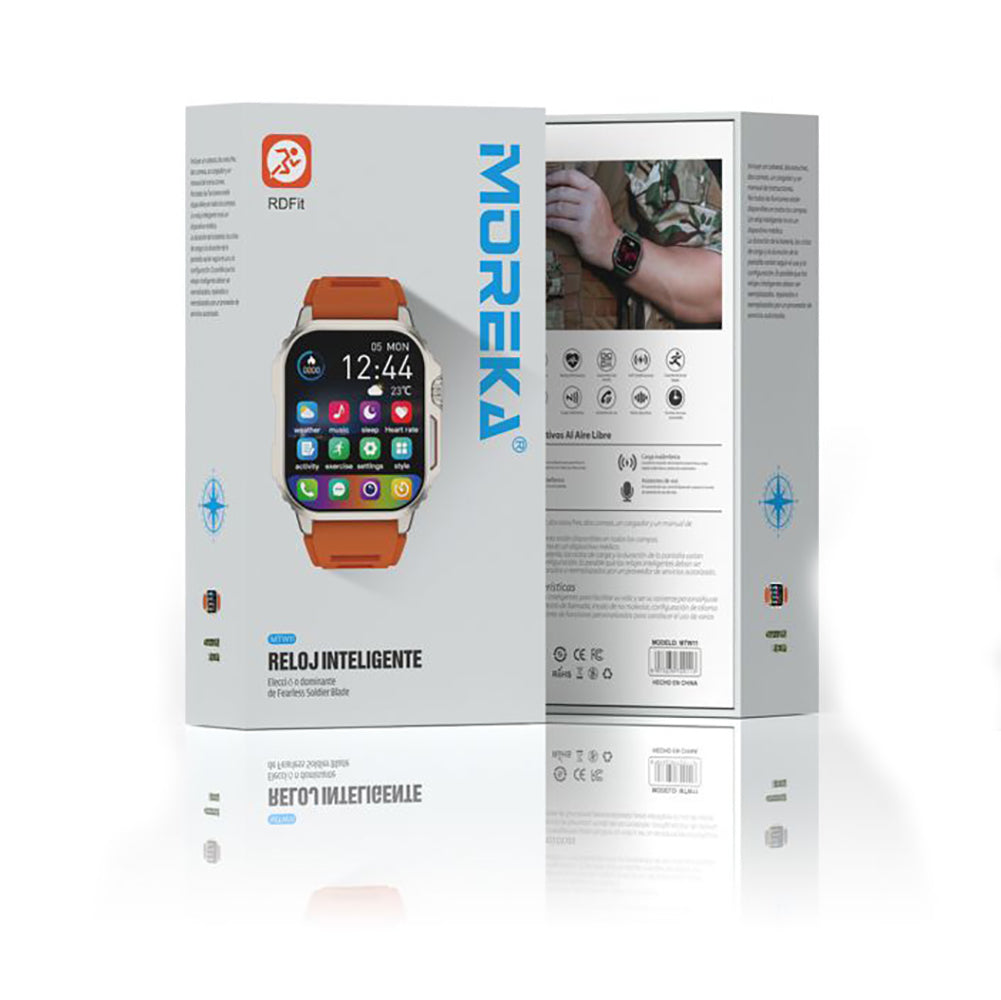 Smart Watch Moreka MTW11 Bluetooth doble Correa IPX67