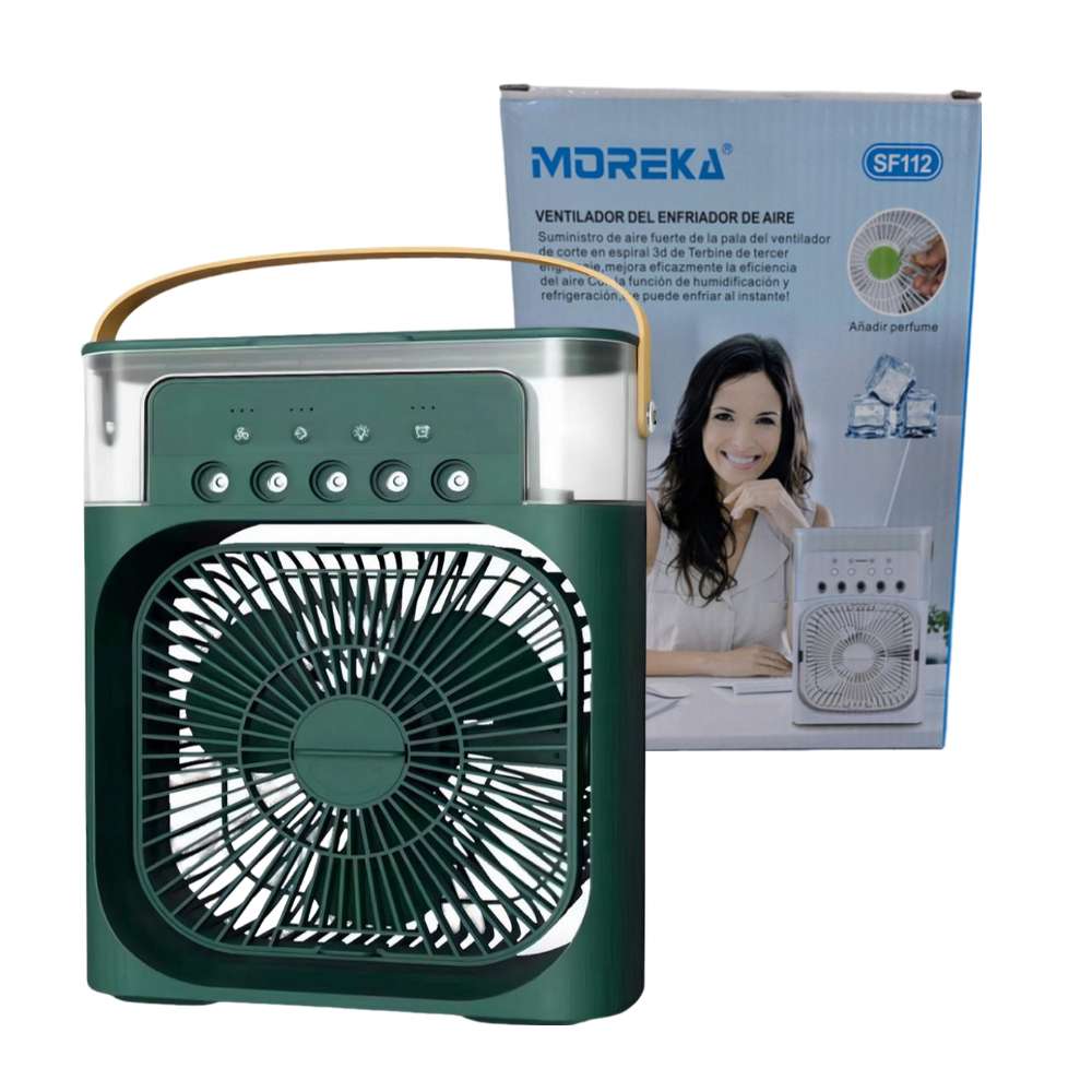 Clima Enfriador De Aire Mini Ventilador Frio Portatil Moreka SF112