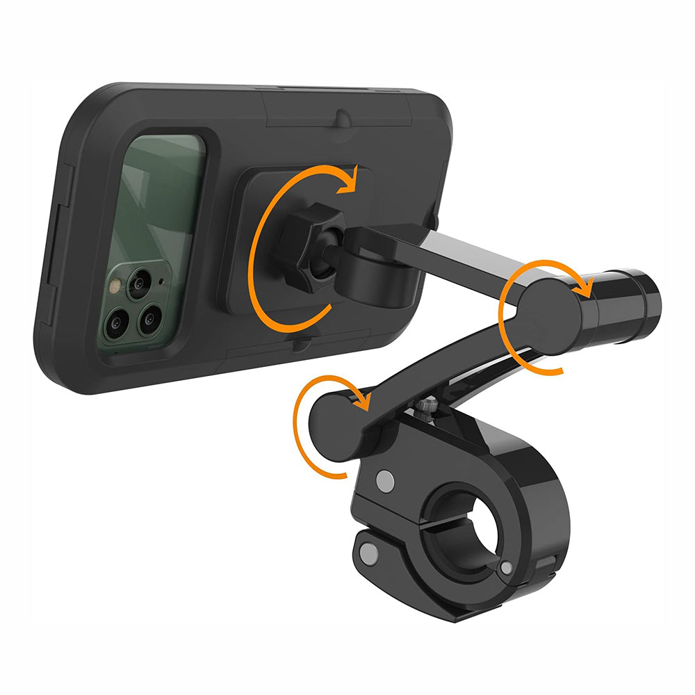 Soporte De Teléfono Móvil Motocicleta 360º Impermeable 807