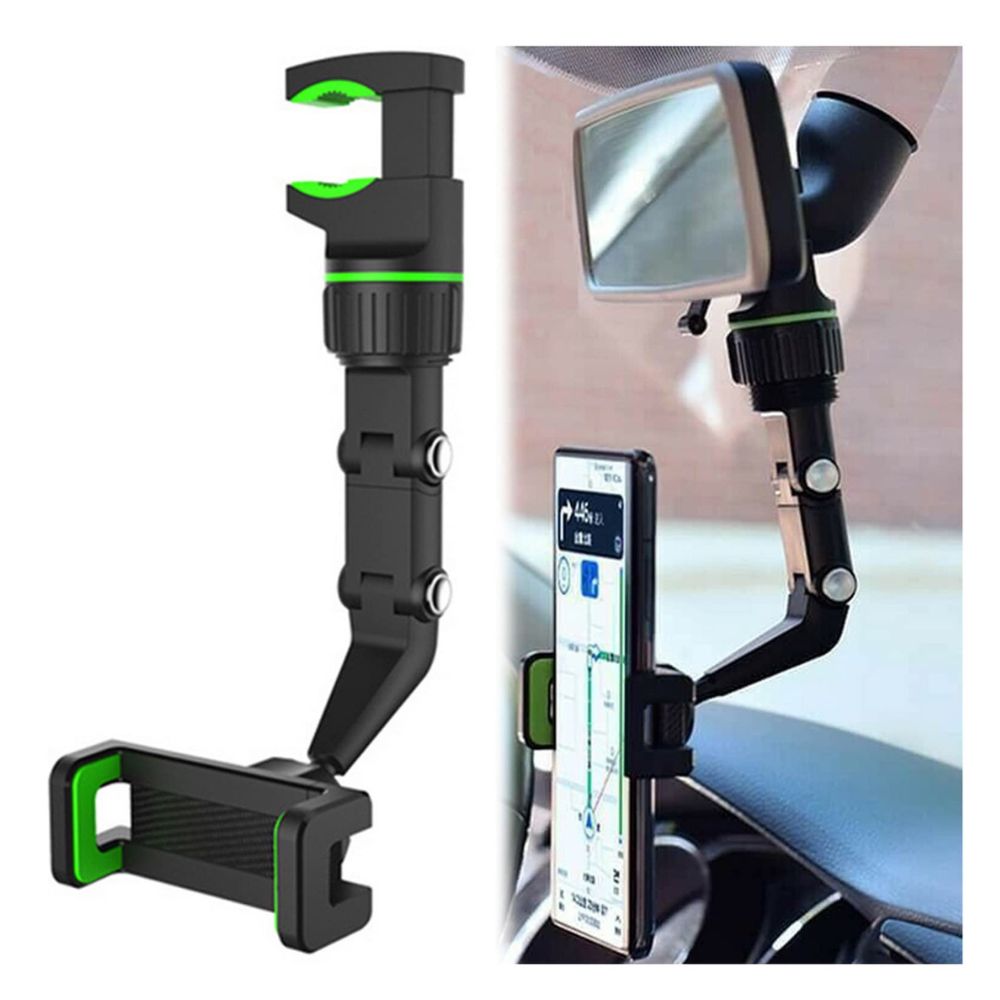 Soporte Porta Celular 360 Carro Auto Espejo Retrovisor y respaldo asiento  y803