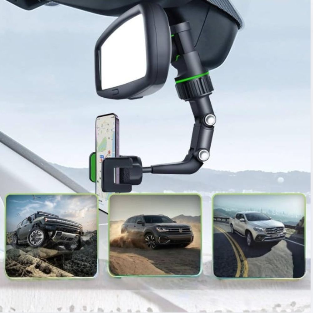 Soporte Porta Celular 360 Carro Auto Espejo Retrovisor y respaldo asiento  y803