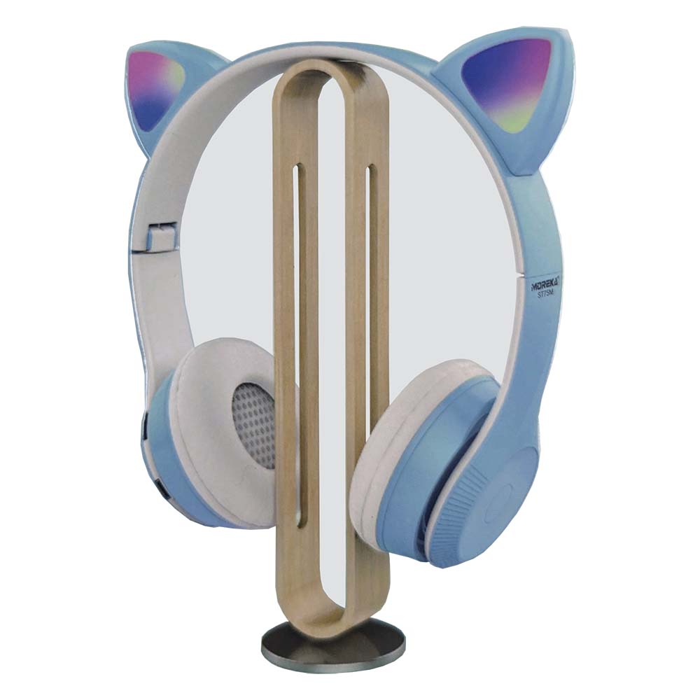 Audífonos Diadema Gato Bluetooth Moreka ST75M Inalámbrico Plegable