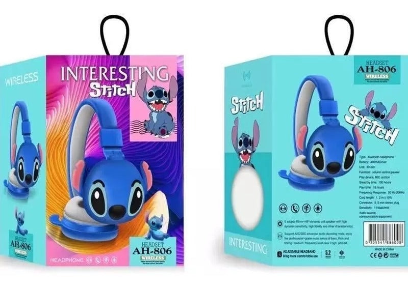Audífonos Diadema Bluetooth Stitch Inalámbrico Plegable