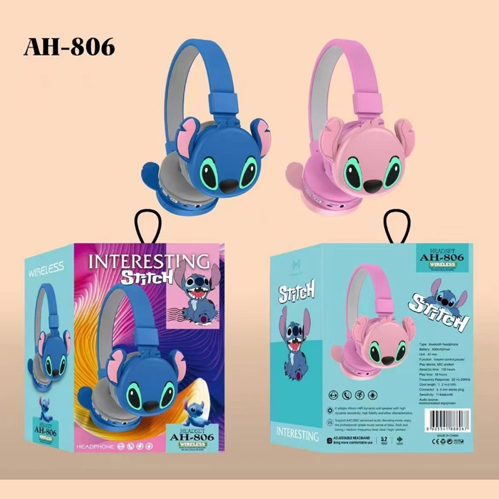 Audífonos Diadema Bluetooth Stitch Inalámbrico Plegable