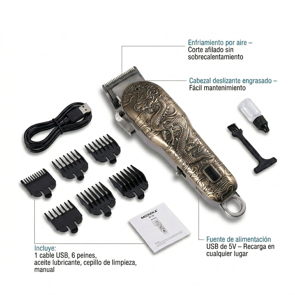 Recortadora de Cabello recargable Tipo C MOREKA W-26
