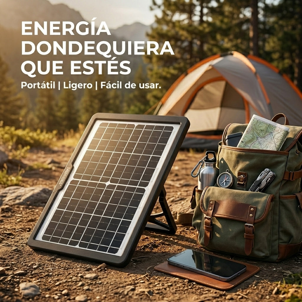 Panel Solar Portátil Moreka MOR-120