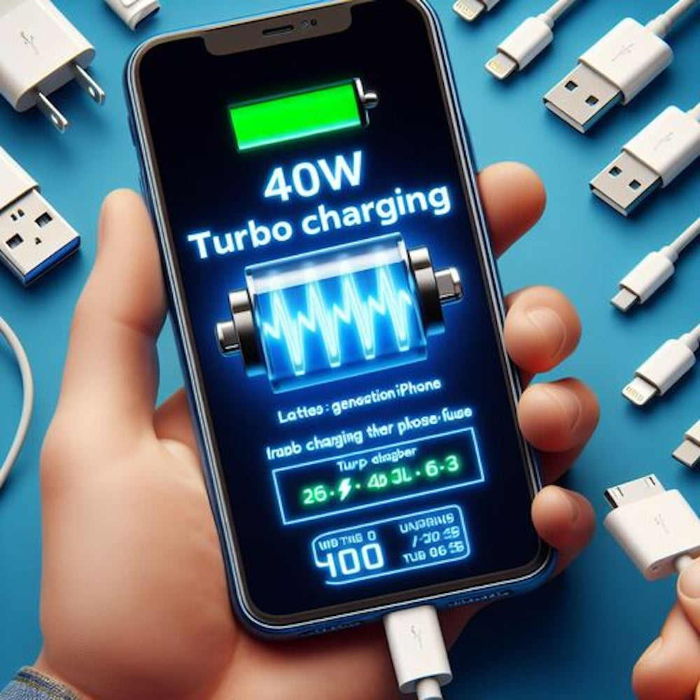 Cargador 40W Moreka AC110 2 puertos PD20W y QC 3.0 20W Cable C-C 1M