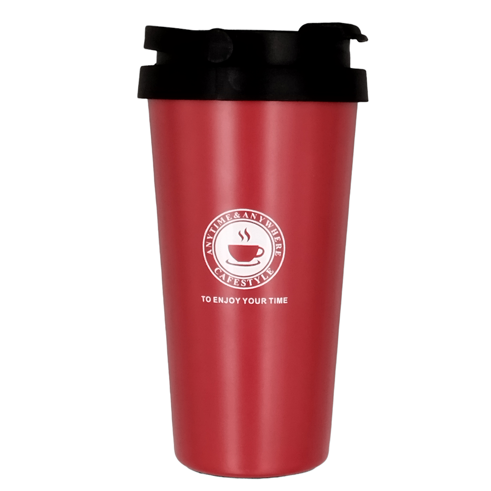 Taza de viaje de acero inoxidable con tapa a prueba de fugas 17 oz CB-004