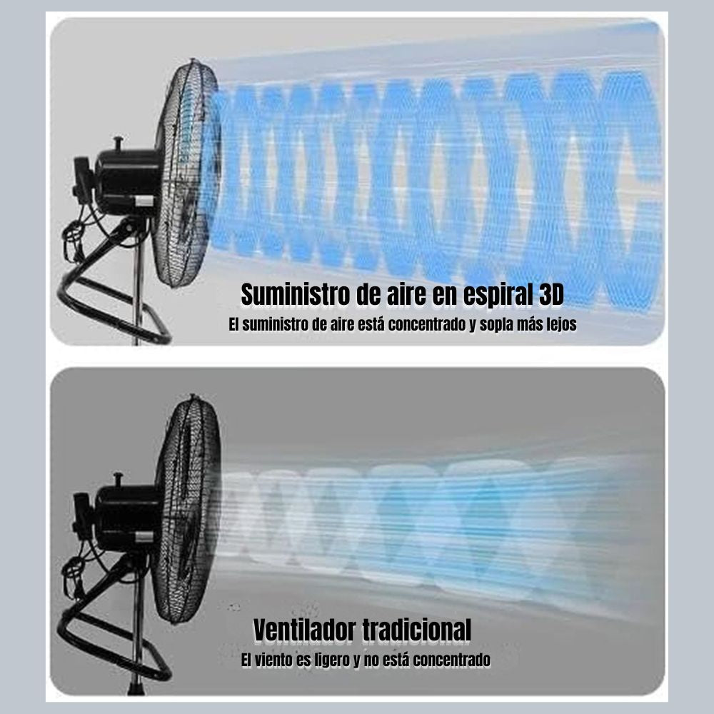 Ventilador alta velocidad de 18 pulgadas, Ajustable DGM-291F
