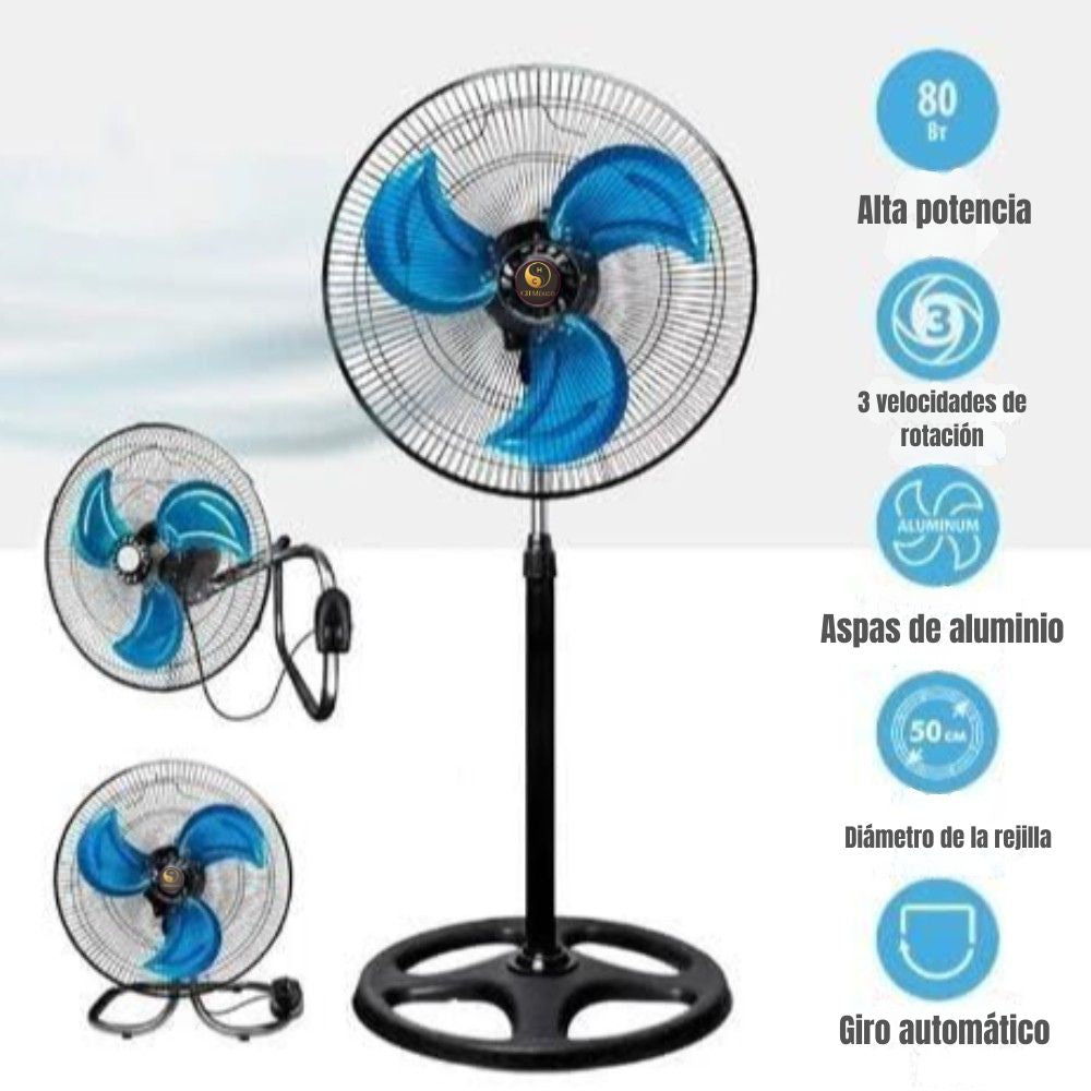 Ventilador alta velocidad de 18 pulgadas, Ajustable DGM-291F