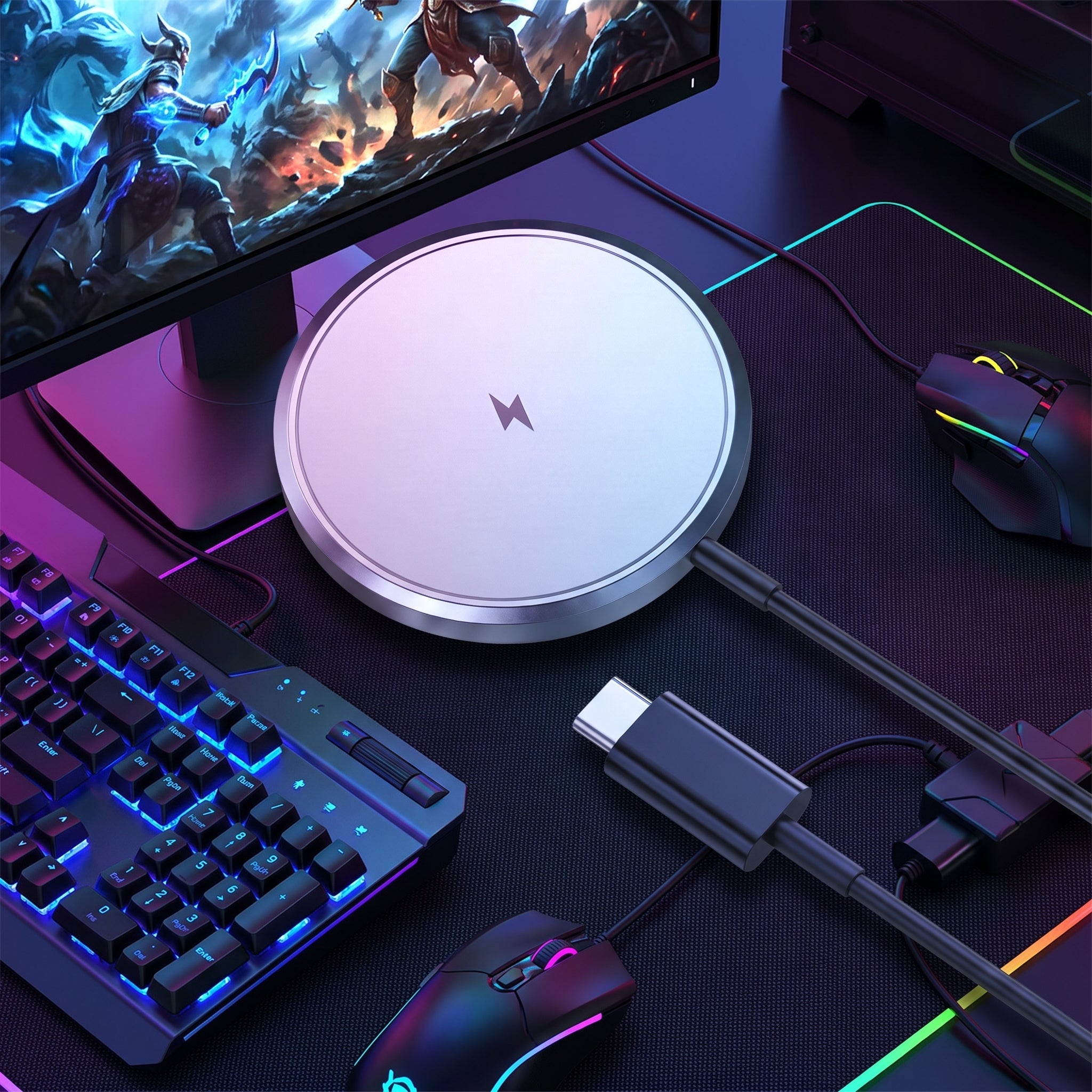 Cargador MagSafe Nebro VGA-058 15W magnético