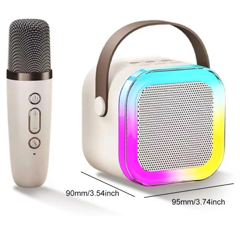 Bocina Karaoke Bluetooth FM dual microfonos portatil WL-395