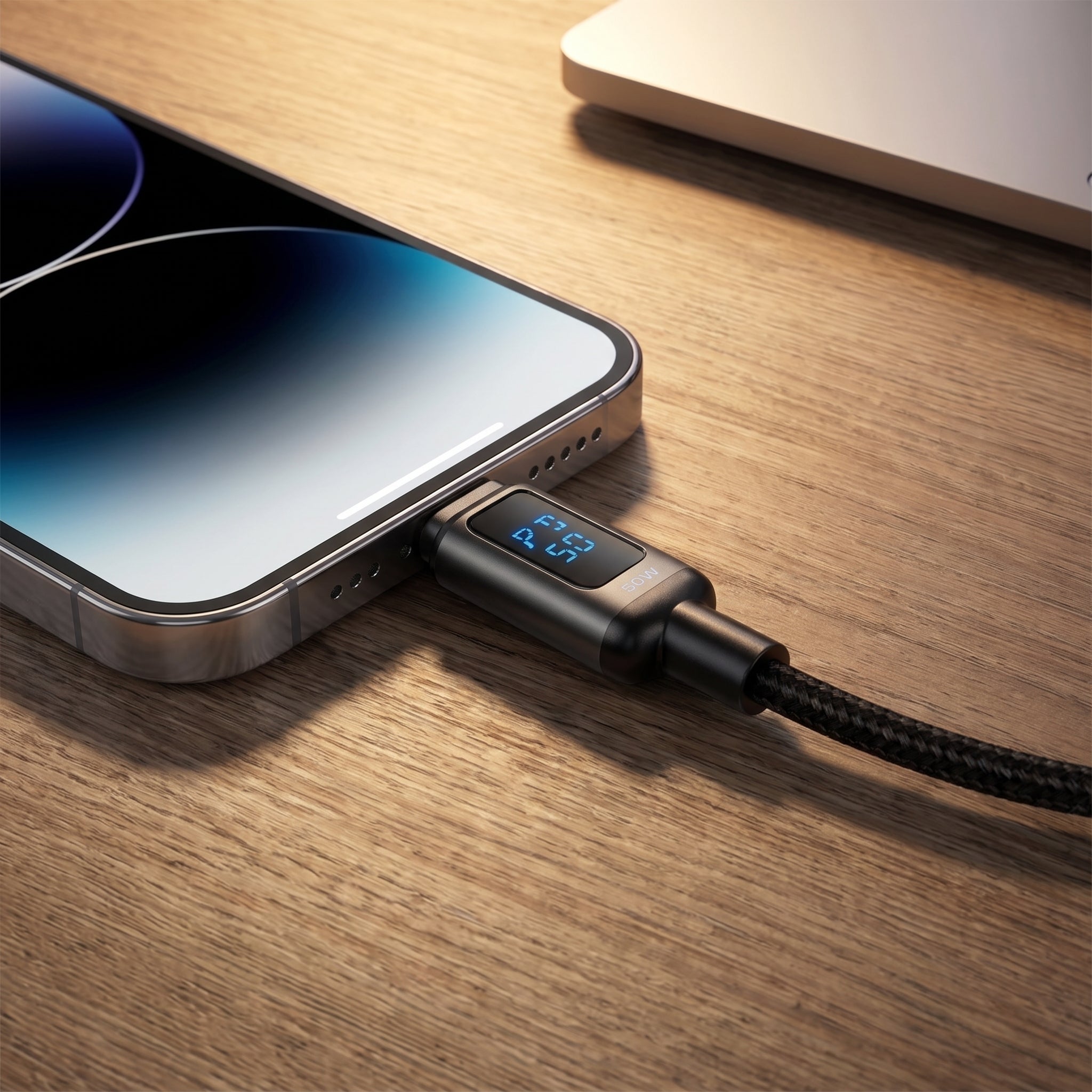 Cable Lightning a USB-A Trenzado Nebro WD-309L