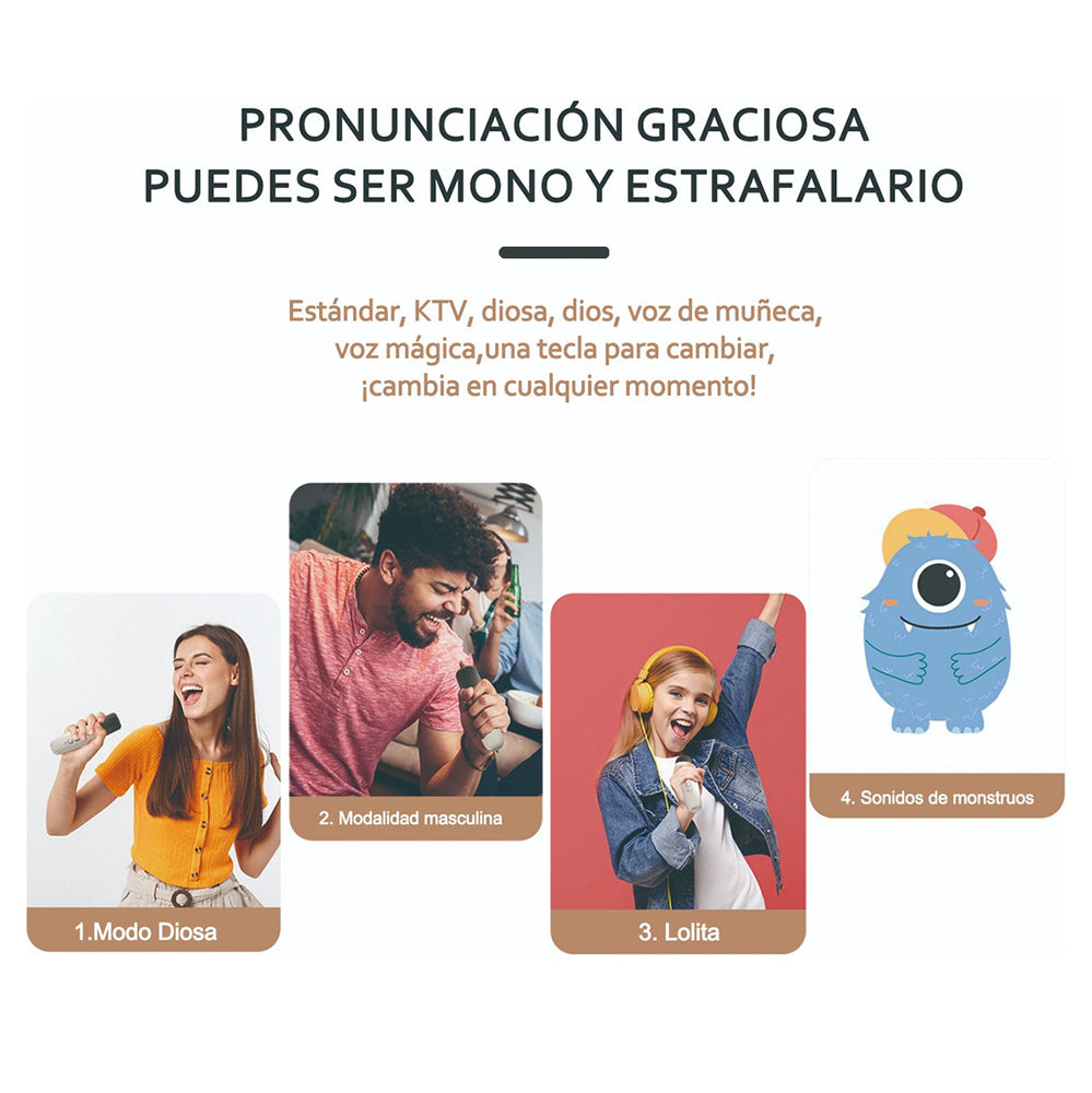 Bocina Karaoke Bluetooth FM dual microfonos portatil WL-395