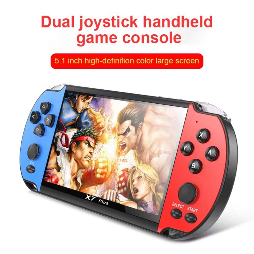 Consola de Videojuegos Portátil X7 Plus LCD TFT de 4.3