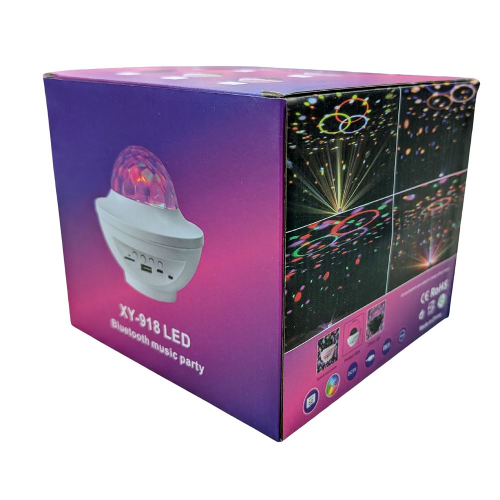 Bocina Cañon de Luz Moreka XY-918 10W Bluetooth Luz Led Disco