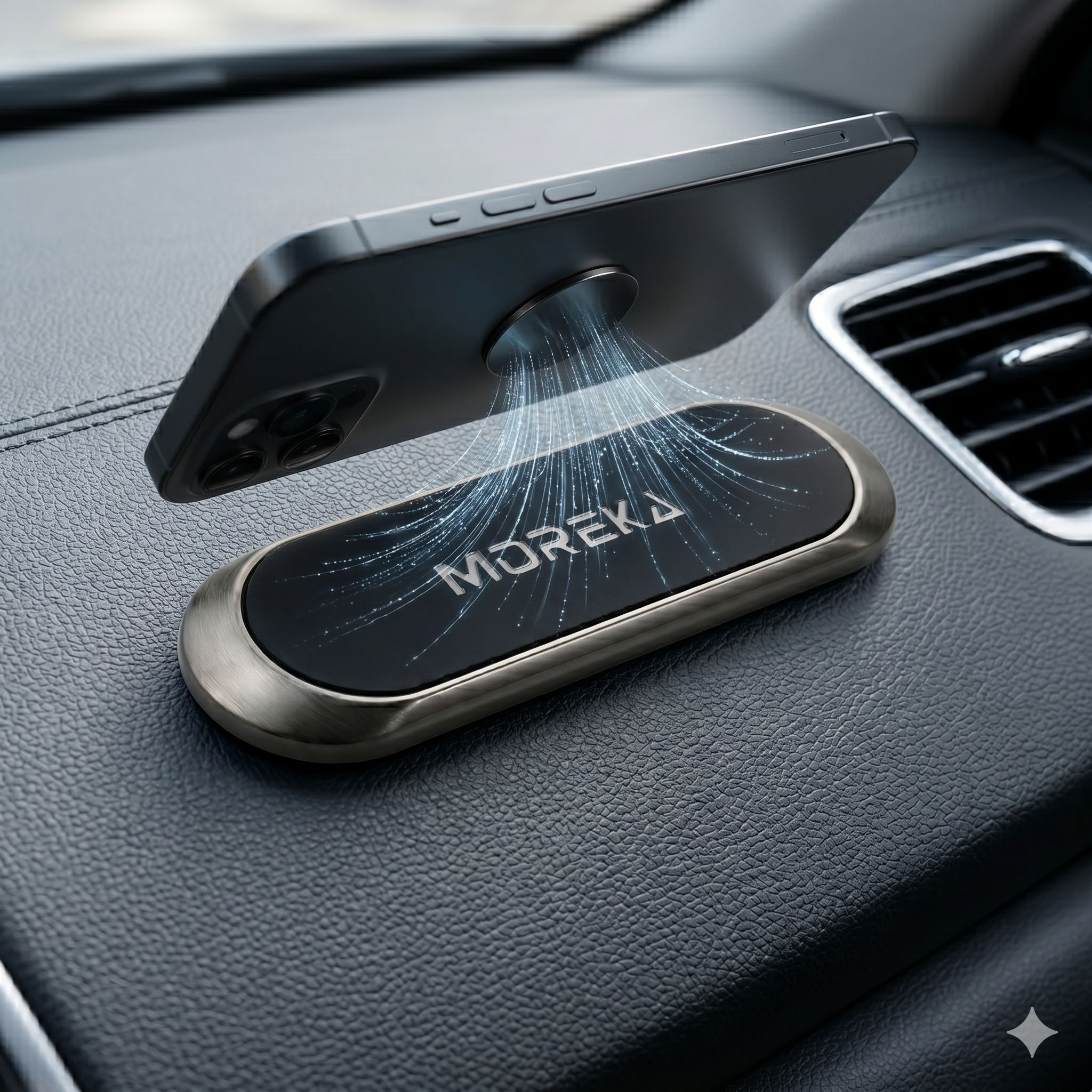 Soporte Magnético para Auto Moreka ZJ-017 Sujeción Fuerte y Compacta para Celular en Coche