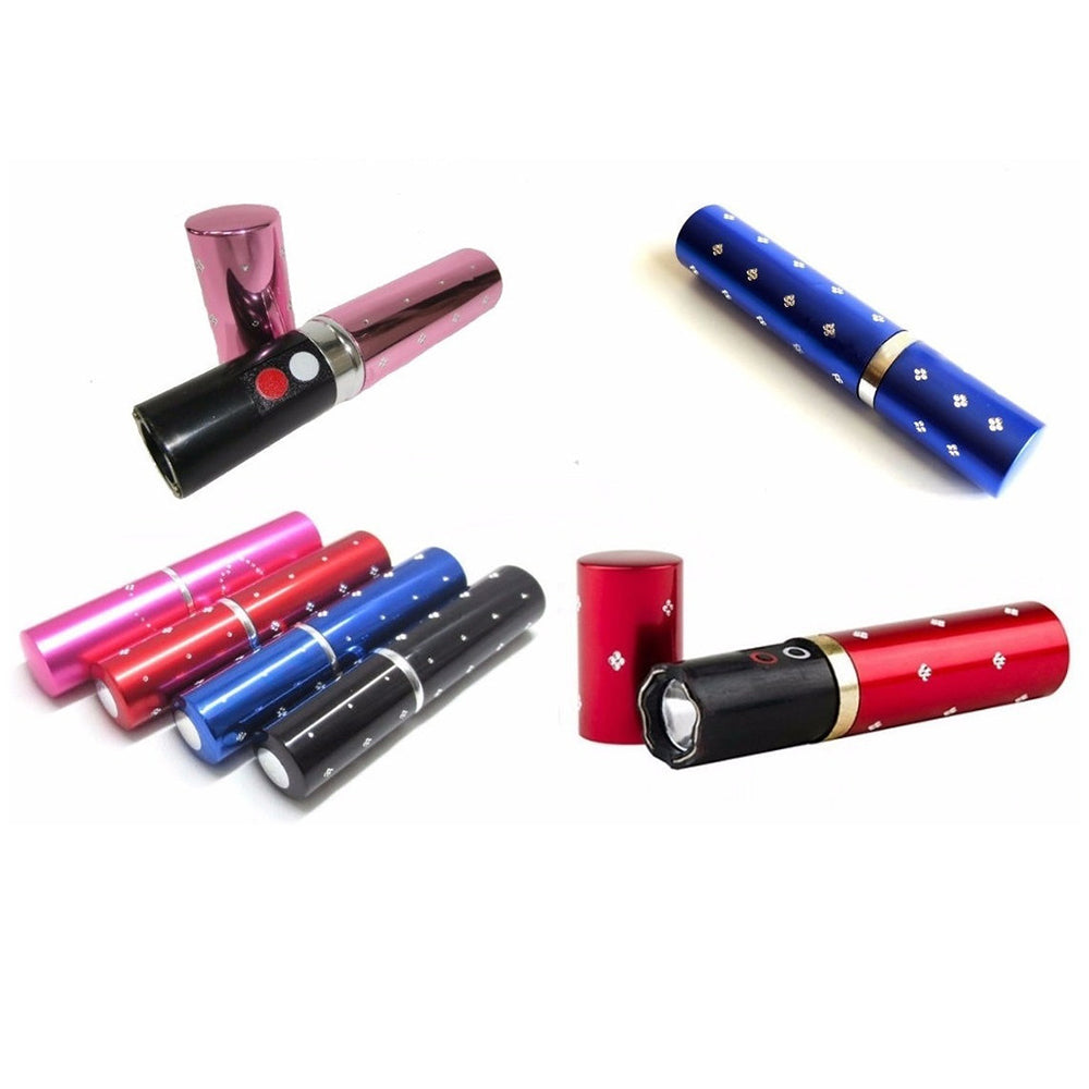 Teaser descarga eléctrica paralizador de defensa personal para mujeres diseño lámpara labial