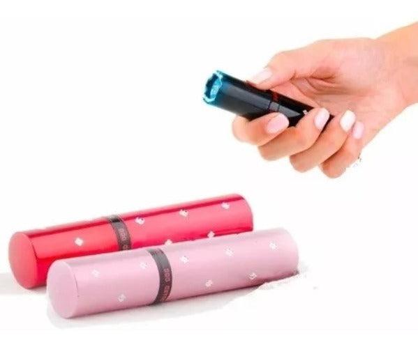 Teaser descarga eléctrica paralizador de defensa personal para mujeres diseño lámpara labial