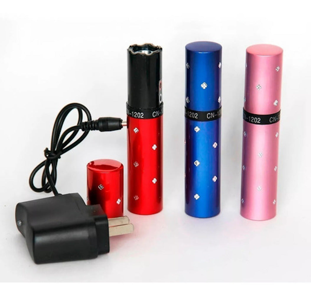 Teaser electric shock self defense stun for women design lip lamp – Moreka  Shop