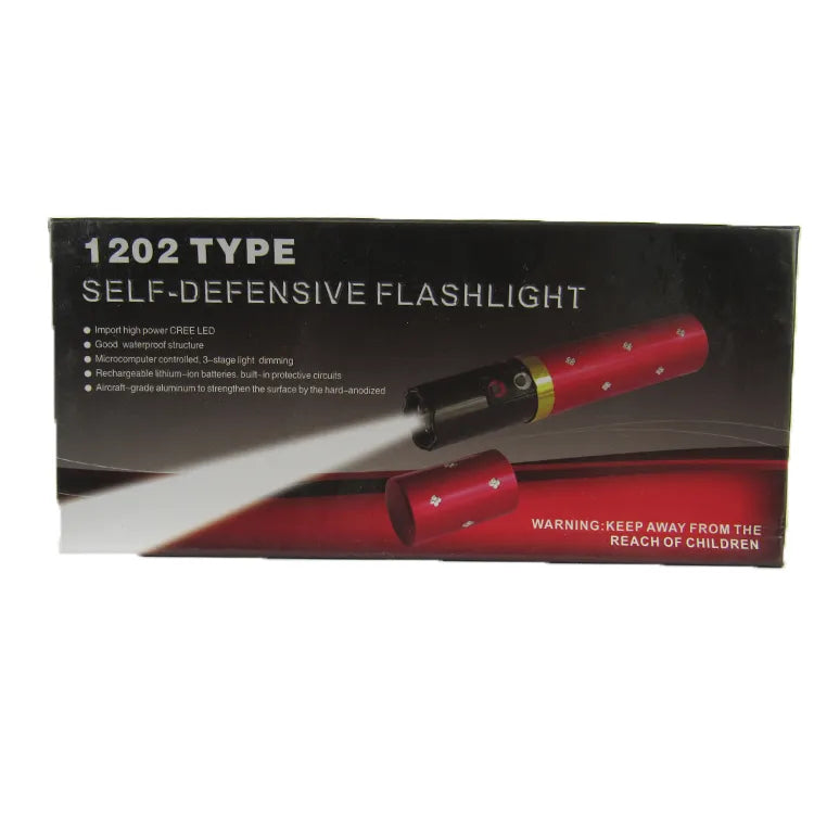 Teaser descarga eléctrica paralizador de defensa personal para mujeres diseño lámpara labial