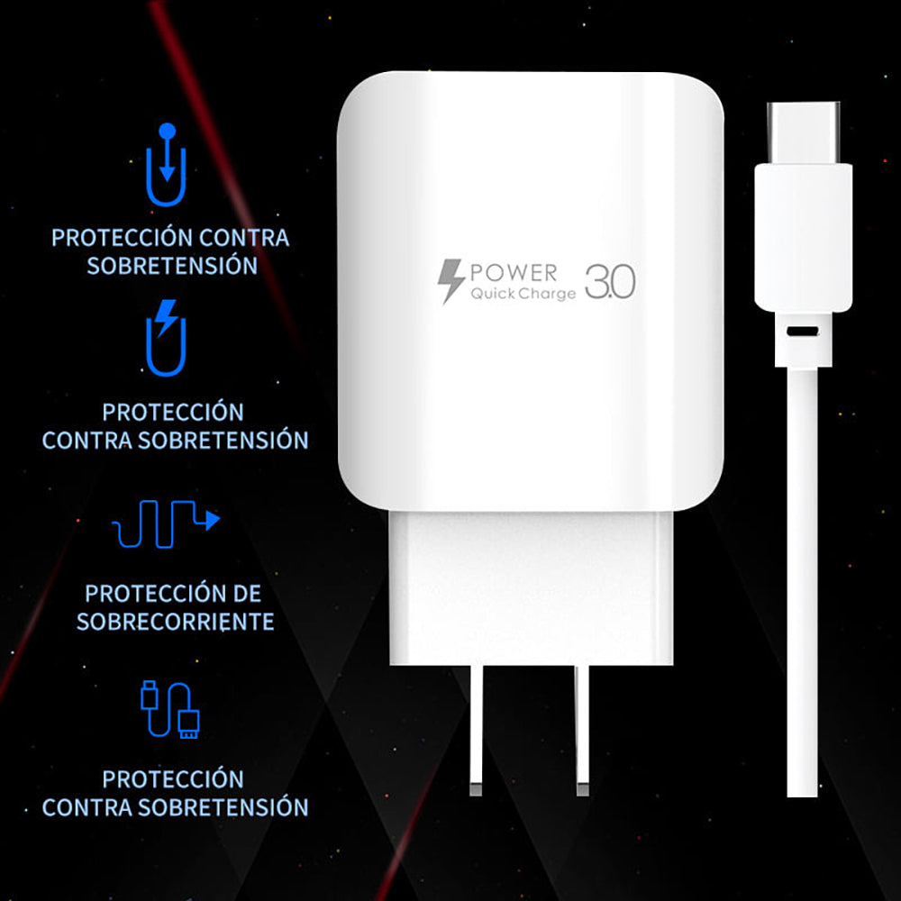 Cargador Moreka EP-TA300, 3.5 A, Cable Tipo V8 - Morekashop