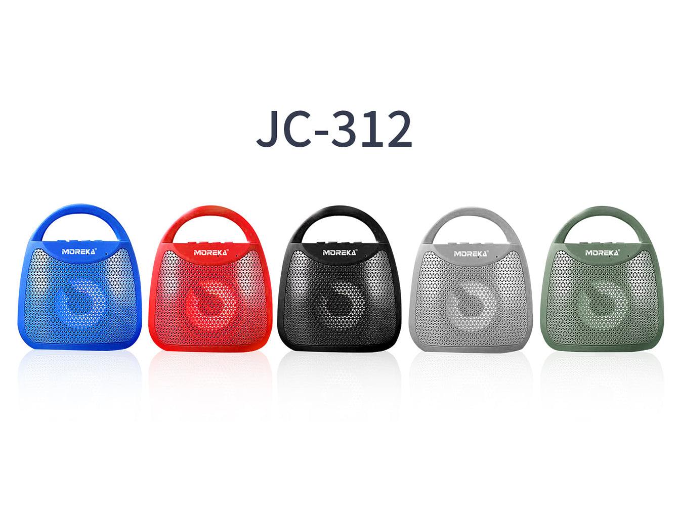 Bocina Moreka JC-312, Bluetooth, TF Card/Micro SD, Radio FM, USB - Morekashop