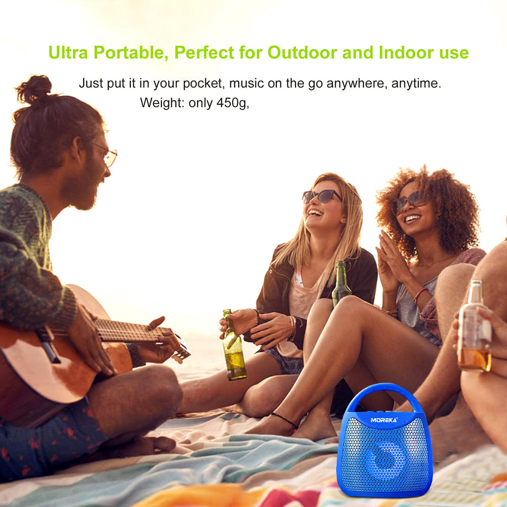 Bocina Moreka JC-312, Bluetooth, TF Card/Micro SD, Radio FM, USB - Morekashop