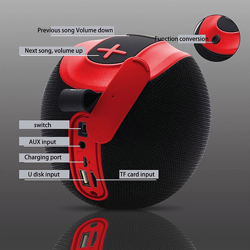 Bocina Moreka 623, Bluetooth, TF Card, Radio FM, USB