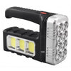 Super bright flashlight of 8 LEDs + COB Solar Moreka 7702A