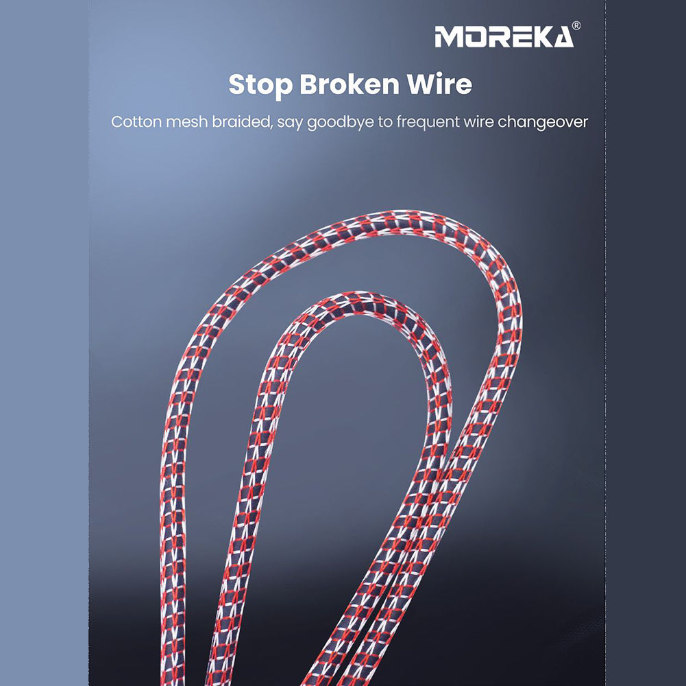 Cable De Audio, Moreka AU-01, Auxiliar 3.5, 1500mm, Reforzado - Morekashop