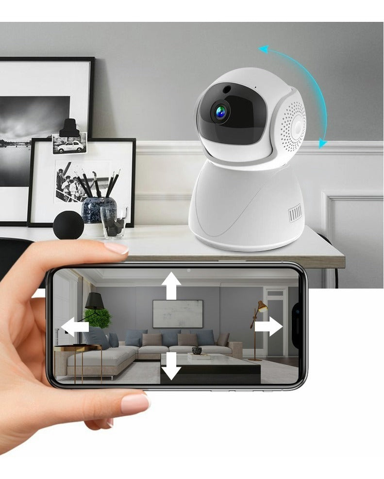 Cámara De Seguridad 360° Wifi 2mp Visión Nocturna 1080p Home