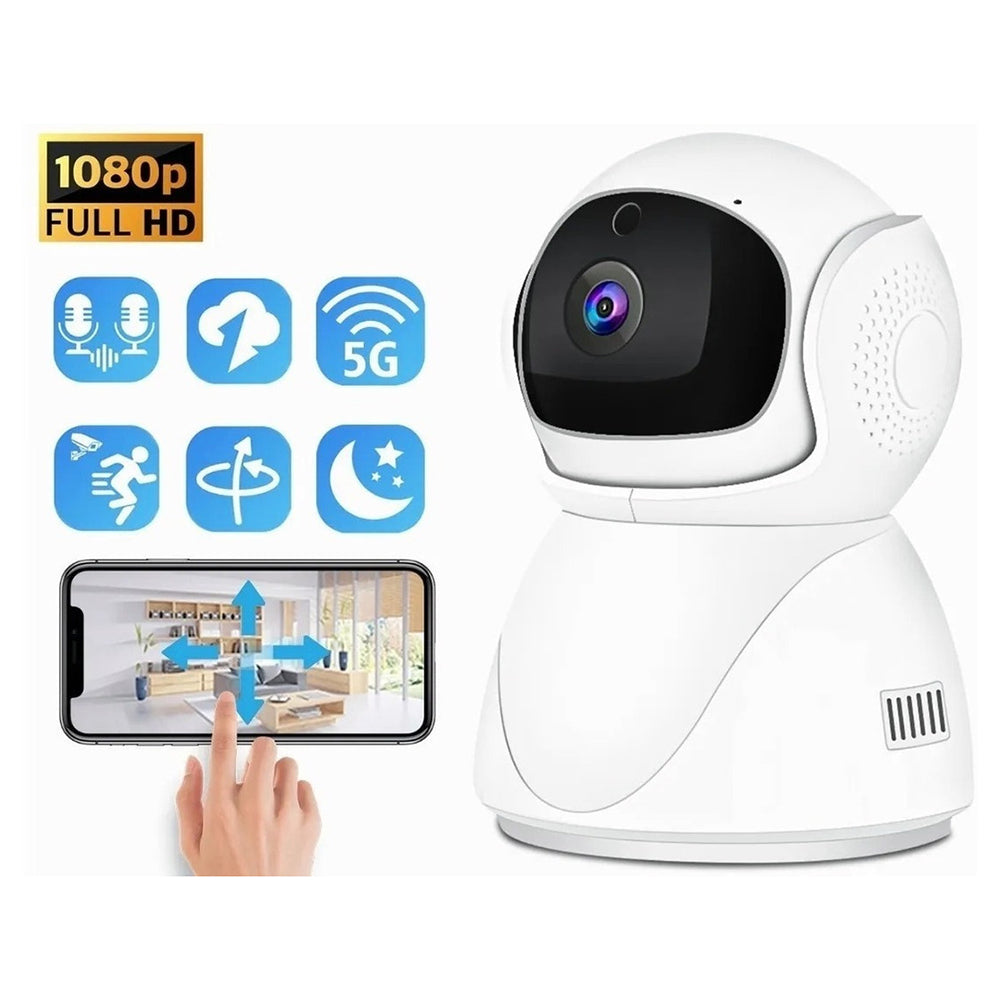 Cámara De Seguridad 360° Wifi 2mp Visión Nocturna 1080p Home