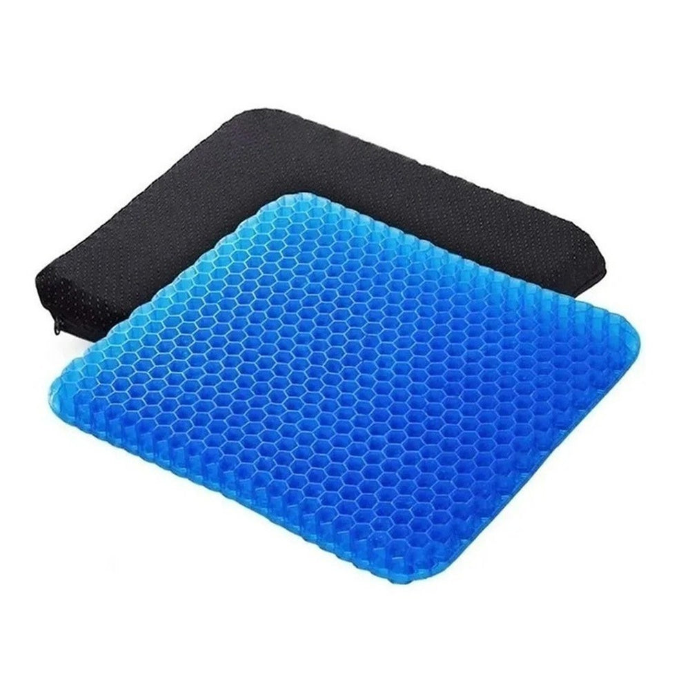 Cojin Gel Silicon Ergonomico Panal Comodo Asiento Auto Silla