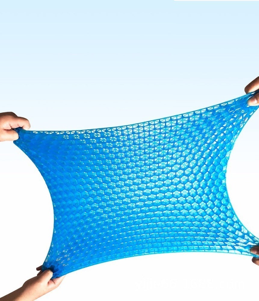 Cojin Gel Silicon Ergonomico Panal Comodo Asiento Auto Silla