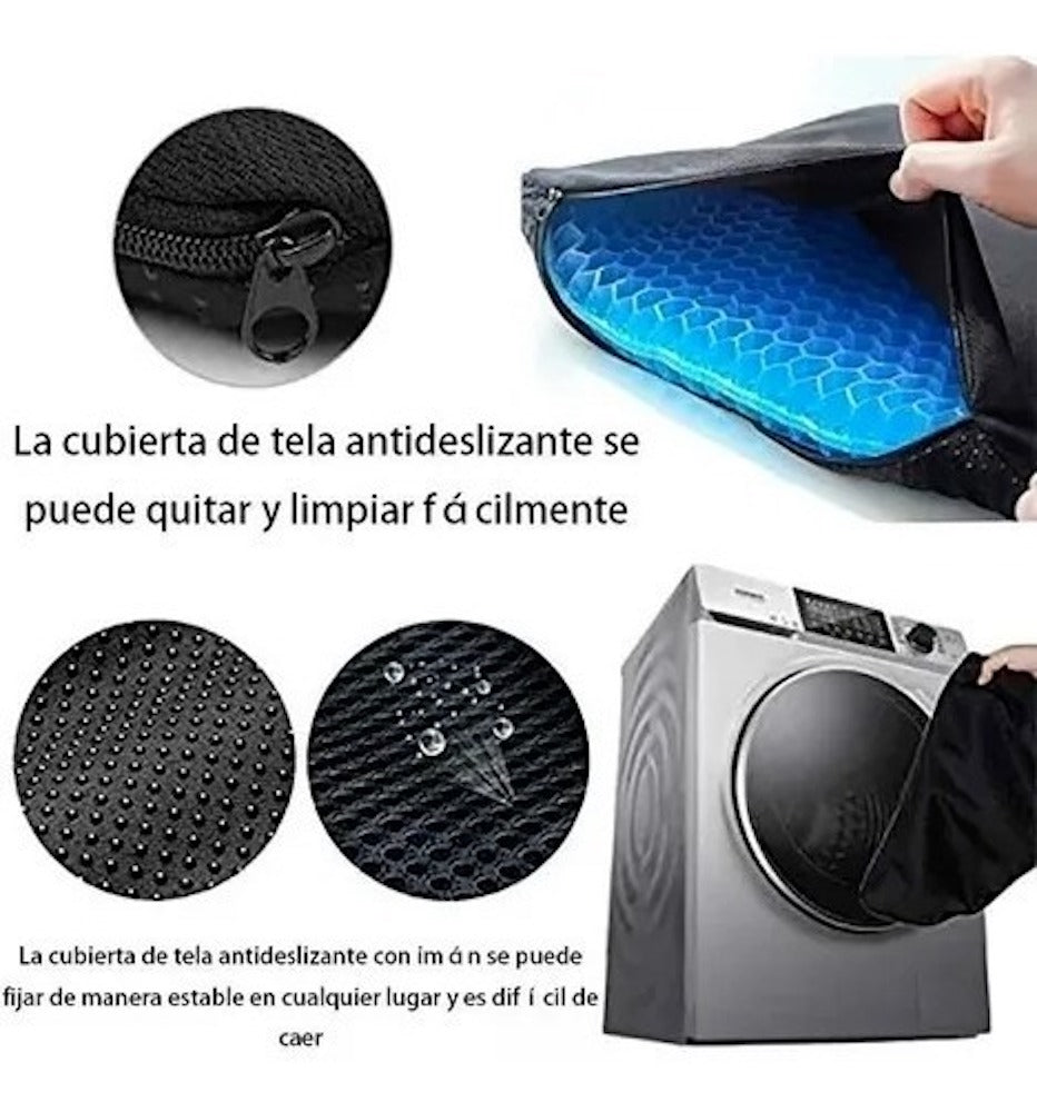 Cojin Gel Silicon Ergonomico Panal Comodo Asiento Auto Silla