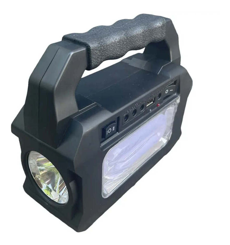 Mini Solar System 3 Spotlights Flashlight Power Bank MOR-8080