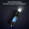 Tactical Lamp Rechargeable Usb Led 2000l Lateral Light + Clip Moreka MB-513