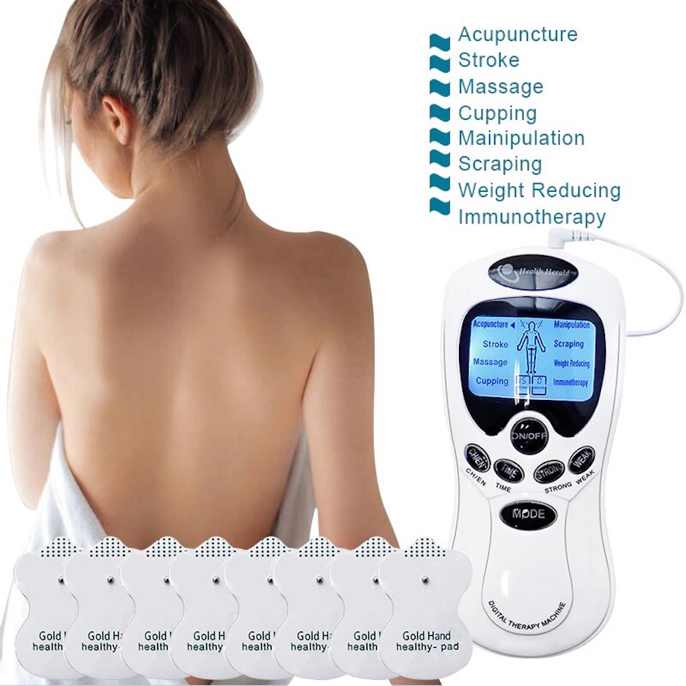 Masajeador Muscular Terapia Digital Estimulador Eléctrico Moreka NP-0195