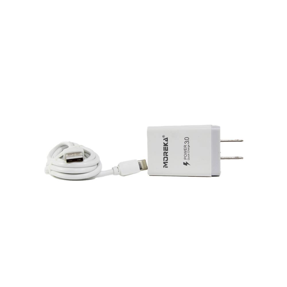 CARGADOR DE PARED 3.5 A, MOREKA D4, CABLE TIPO C - Morekashop