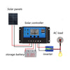 Controlador de panel Solar LCD, regulador de cargador de batería, 10A