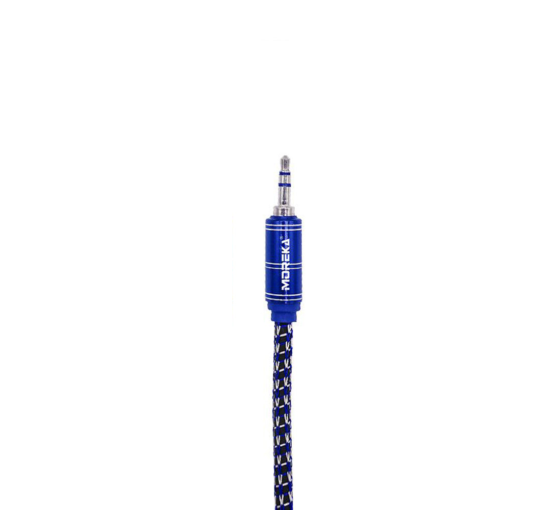 Cable De Audio, Moreka AU-01, Auxiliar 3.5, 1500mm, Reforzado - Morekashop