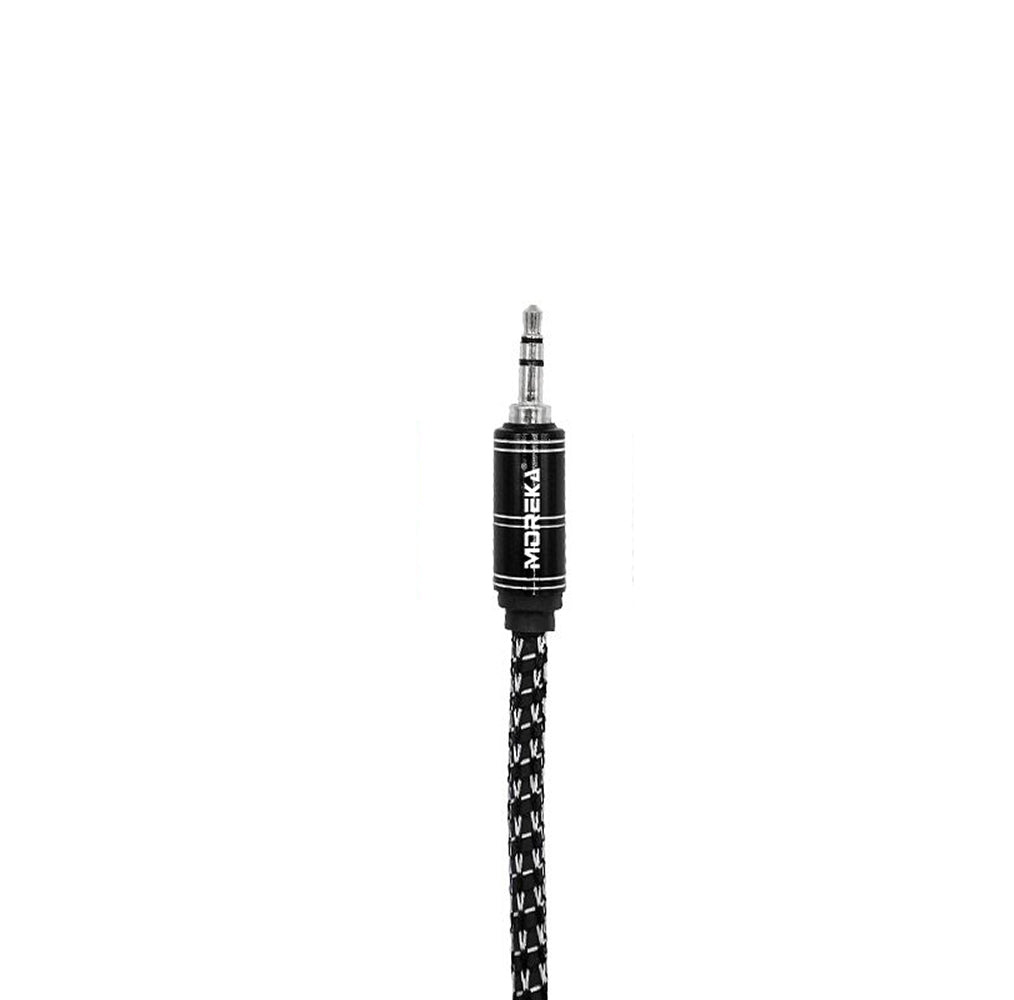 Cable De Audio, Moreka AU-01, Auxiliar 3.5, 1500mm, Reforzado - Morekashop