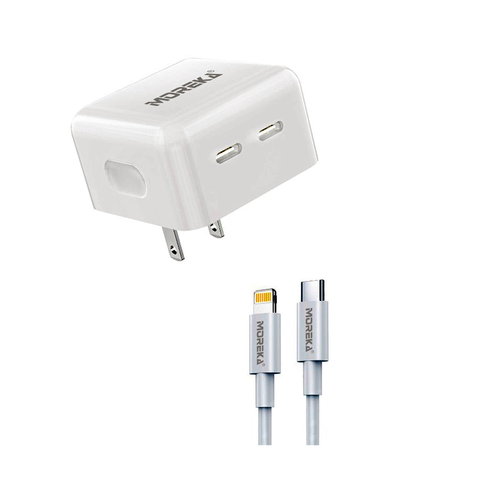 Turbo Cargador Moreka CC23 Puertos C C Cabe IP 1M